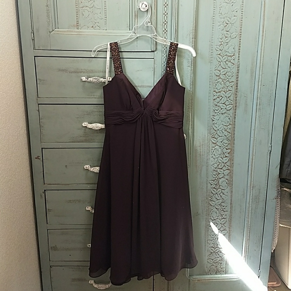 Brown bridesmaids dress